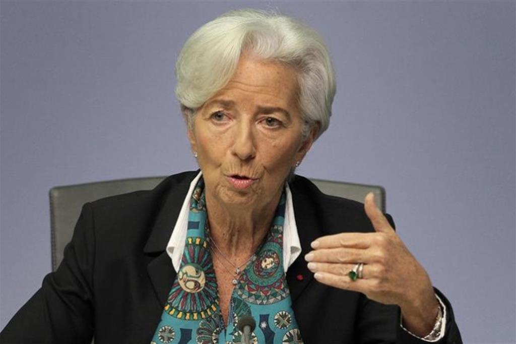 Christine Lagarde, francese, presidente della Bce