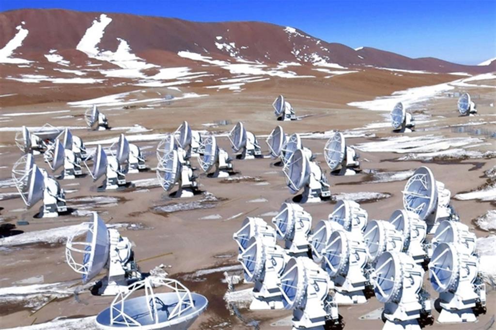 La stazione del telescopio ALMA in Cile
