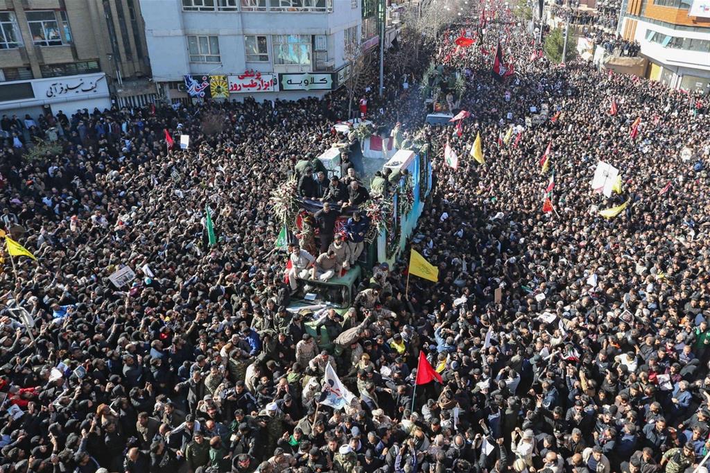 I funerali del generale Soleimani a Teheran