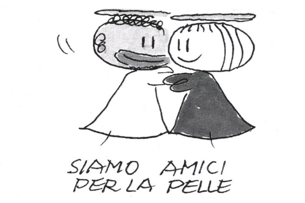 Una vignetta per Avvenire di Paolo Del Vaglio