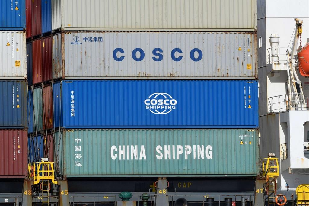 Un carico cinese arriva al porto di Amburgo
