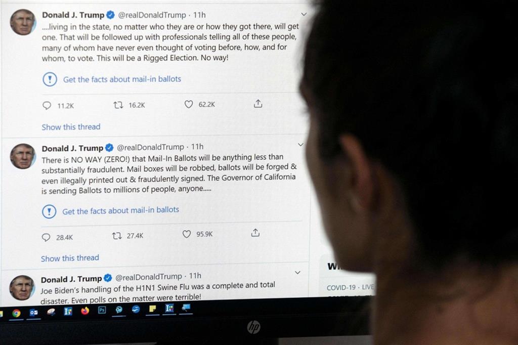 E' guerra aperta fra Trump e Twitter