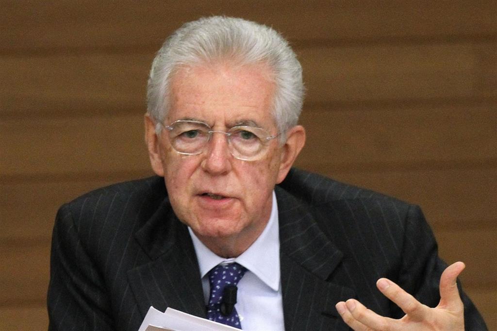 Il senatore a vita Mario Monti, ex presidente del Consiglio