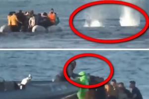 Bimbo muore nel Mar Egeo. Il video-choc dei "respingimenti" greci