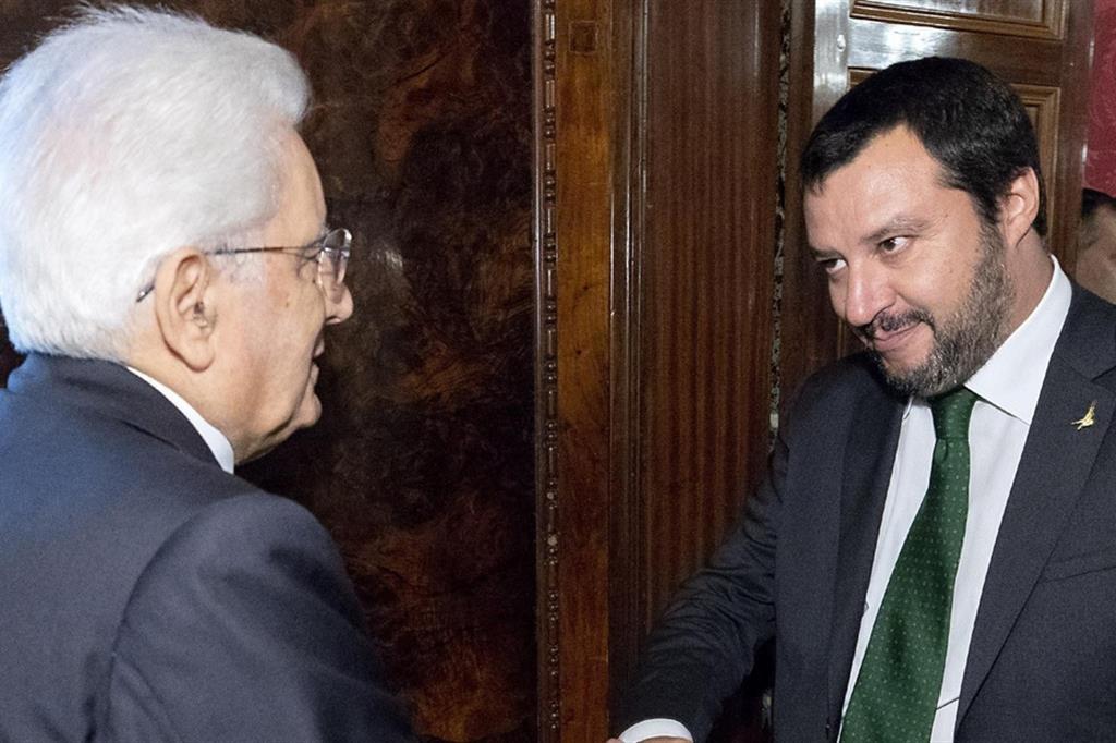 Mattarella e Salvini