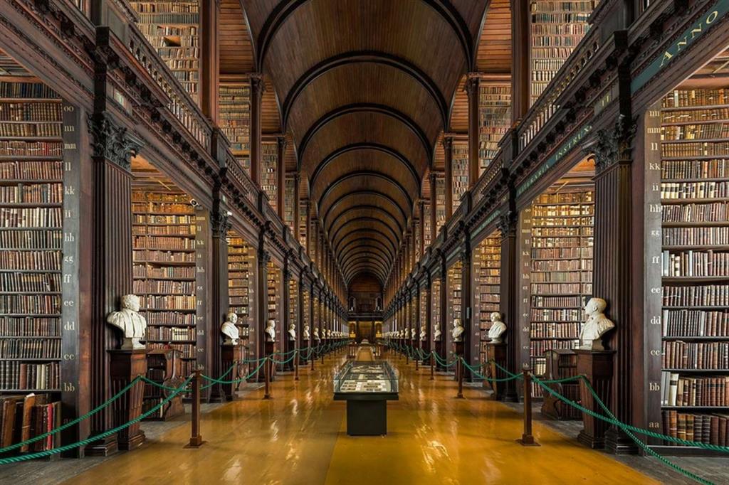 La Biblioteca del Trinity College a Dublino