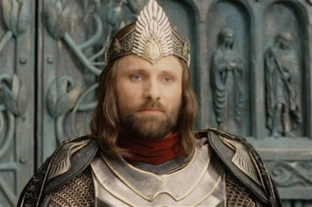 Aragorn re di Gondor nel film tratto dalla saga di Tolkien