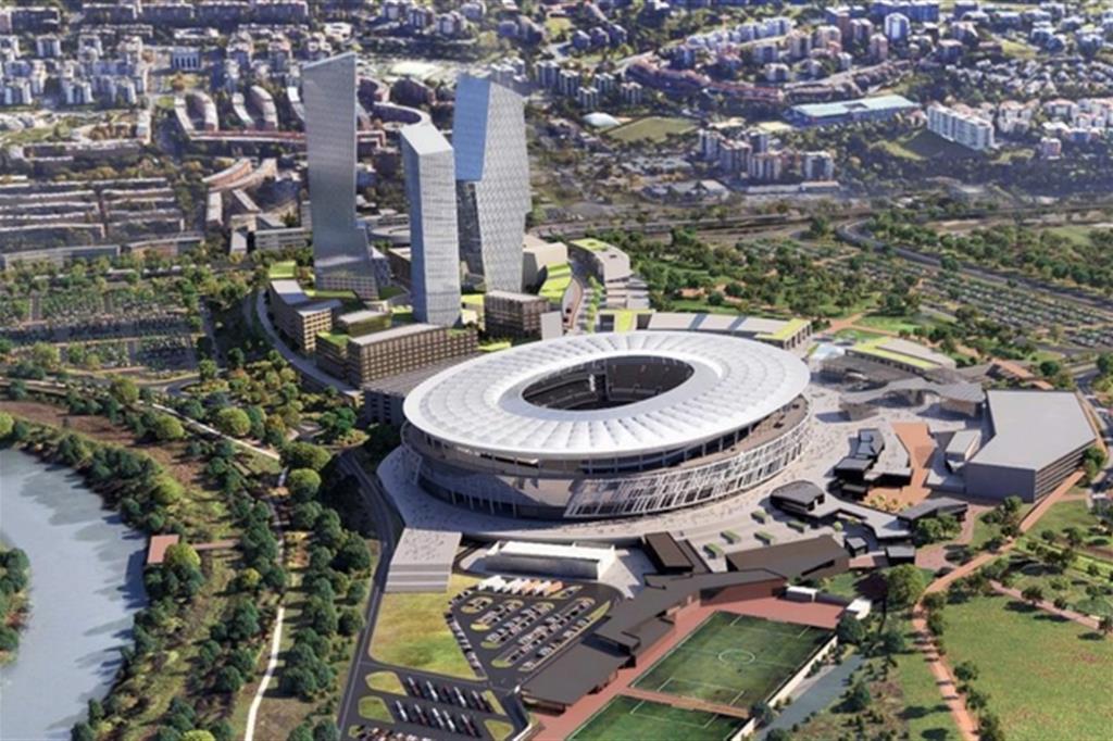Il progetto del nuovo stadio di Roma