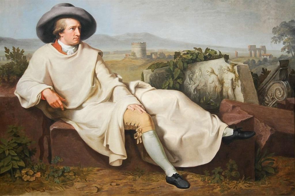 Johann H.W. Tischbein, “Goethe nella campagna romana”