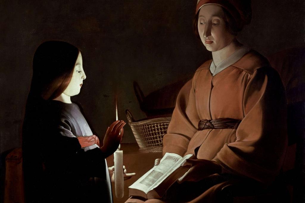 Georges de La Tour, “Educazione della Vergine” (1650 circa)