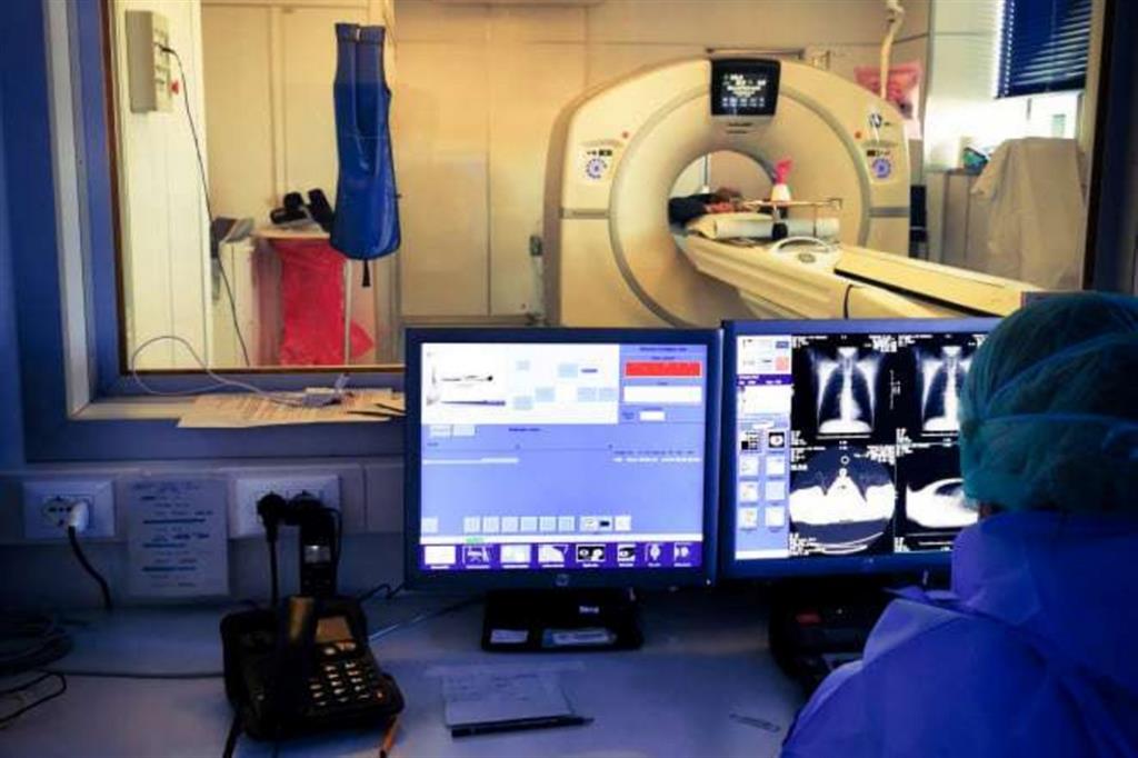 All'ospedale du Cremona si lavora per controllare lo stato dei polmoni in pazienti affetti da Covid-19
