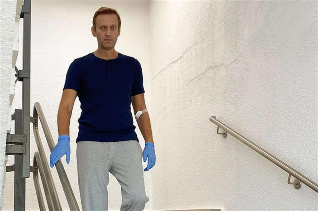 Alexei Navalny all'ospedale Charitè di Berlino