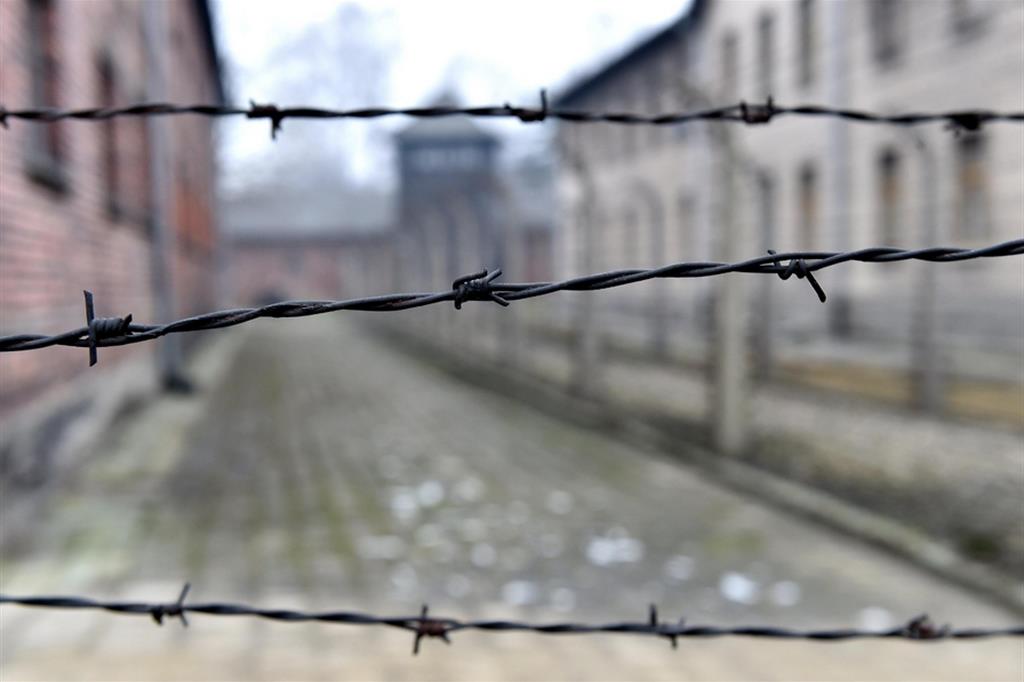 Il filo spinato del campo di Auschwitz