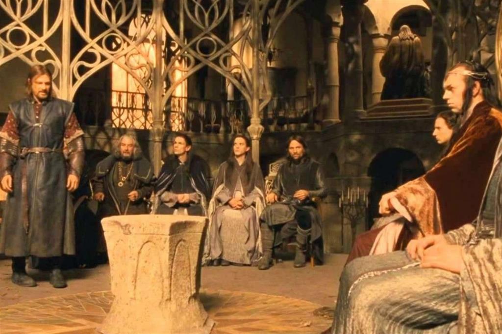Scena tratta dal film "il Signore degli anelli"