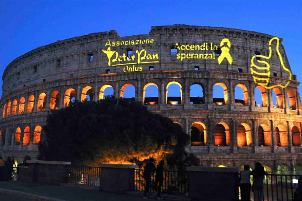 Il Nastro d'Oro che stasera verrà proiettato sul Colosseo