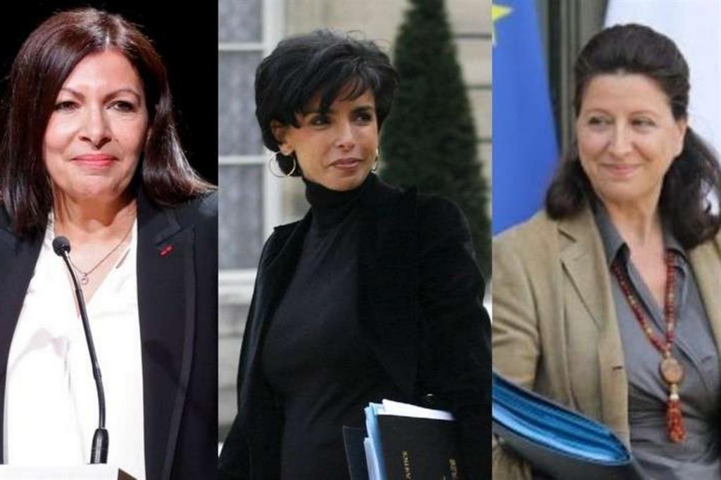 Le tre candidate al municipio di Parigi: Hidalgo, Dati e Buzyn