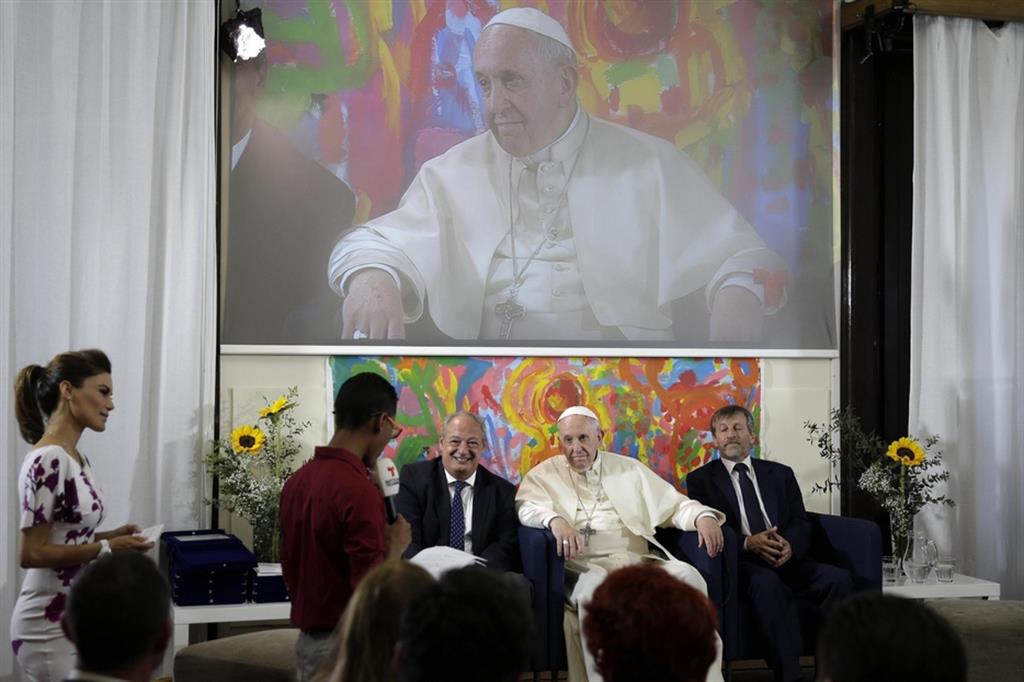 L'incontro del Papa con le Scholas Occurrentes a Roma nel maggio 2018