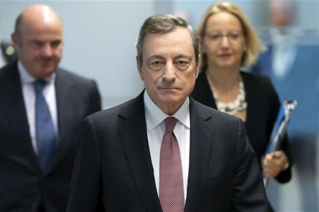 L'ex presidente della Bce Mario Draghi
