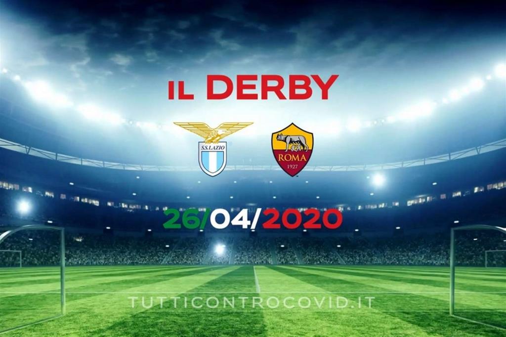Lazio-Roma, il derby diventa virtuale per la solidarietà