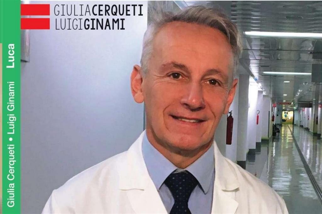 Sulla copertina del volume c'è Luca Lorini, direttore del dipartimento di emergenza dell'ospedale Giovanni XXIII di Bergamo