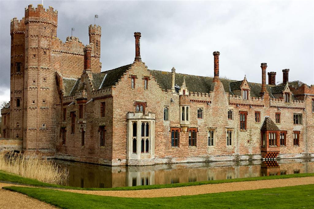 Il castello di Oxburgh Hall, nel Norfolk