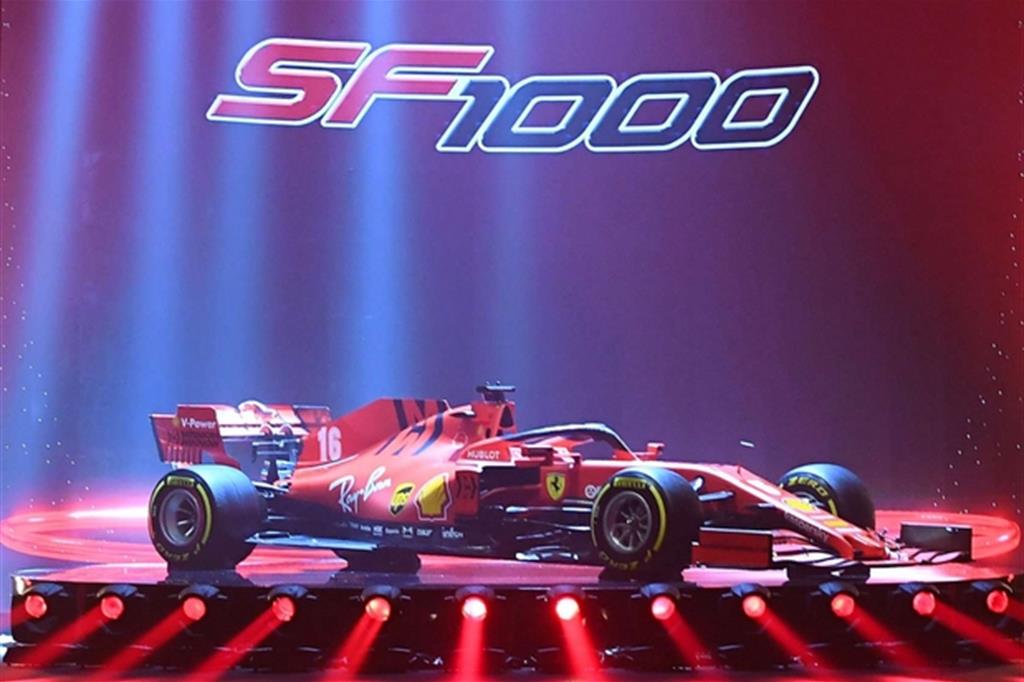 La presentazione della nuova Ferrari ieri a Reggio Emilia