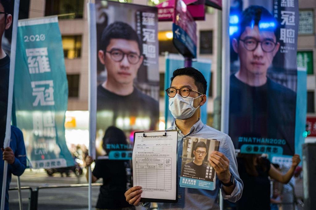 La protesta a Hong Kong