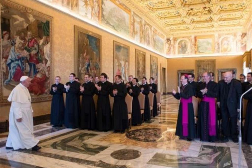 Incontro con la Comunità della Pontificia Accademia Ecclesiastica del 2015