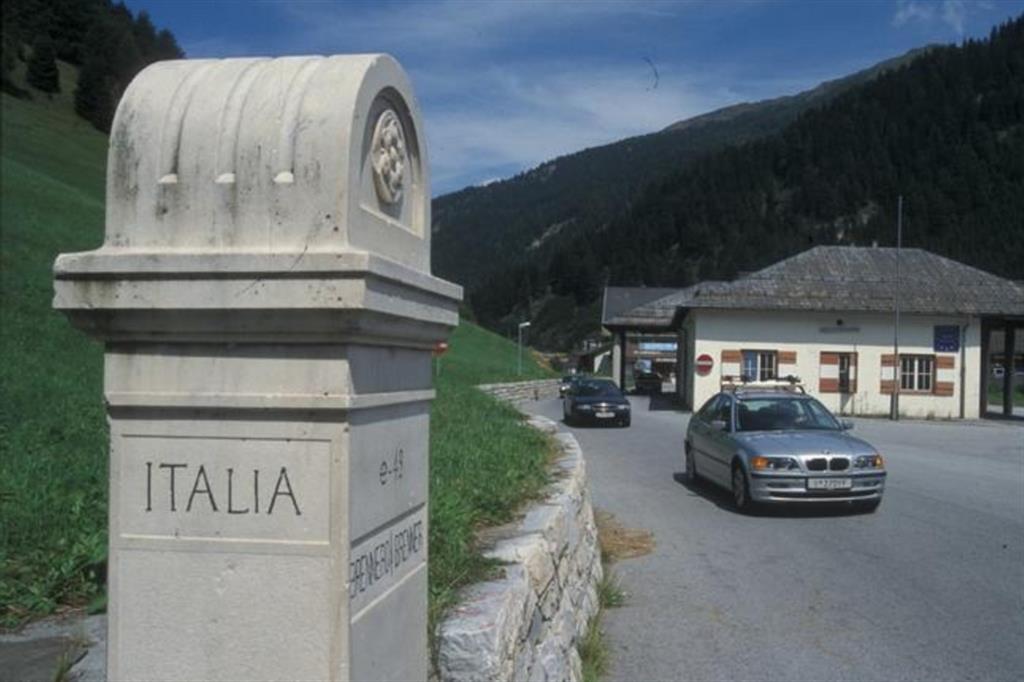 Il Brennero, confine tra Italia e Austria