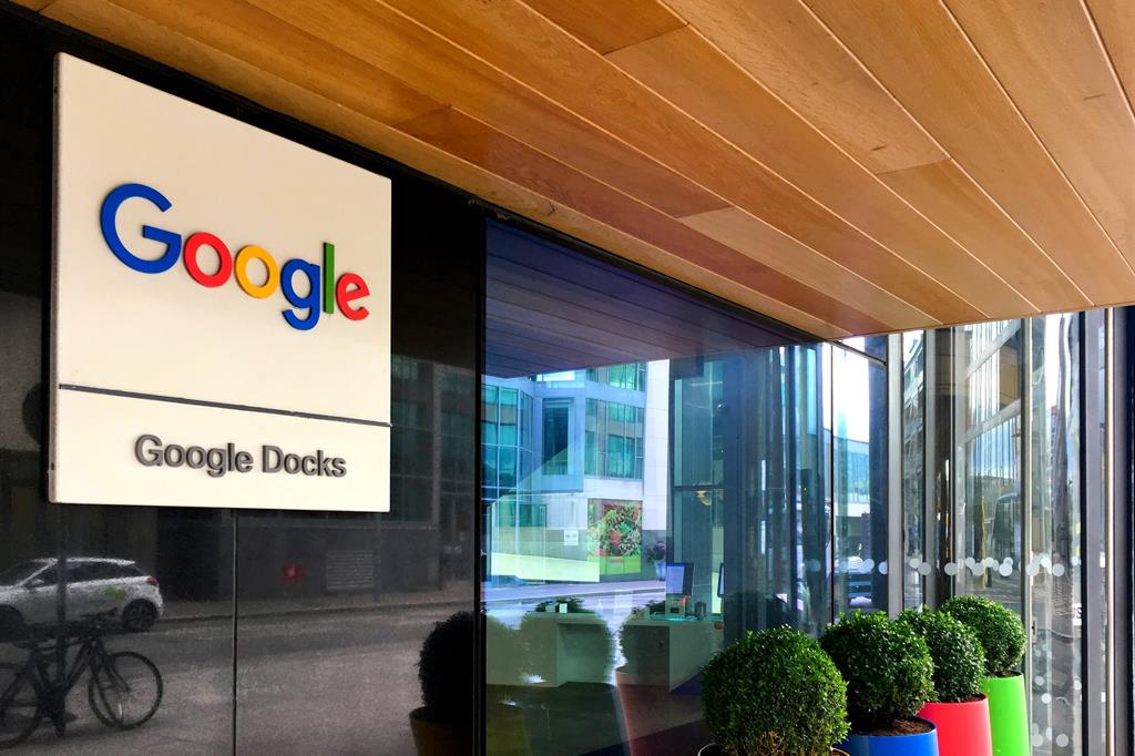 L'ingresso della sede di Google in Irlanda