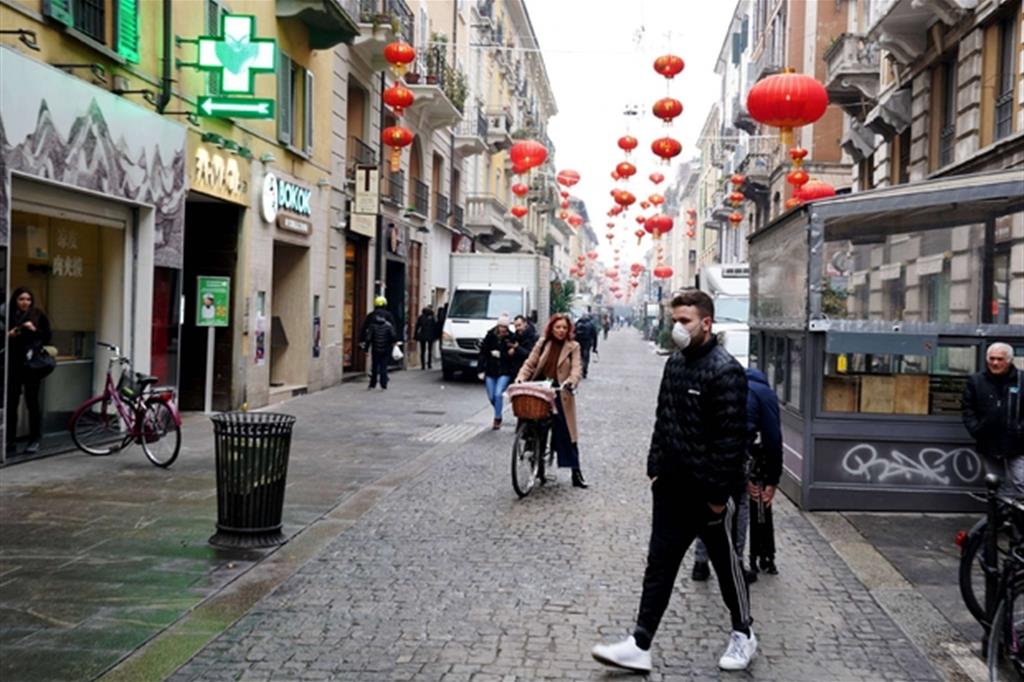 A Milano Chinatown "svuotata" dalla psicosi Coronavirus