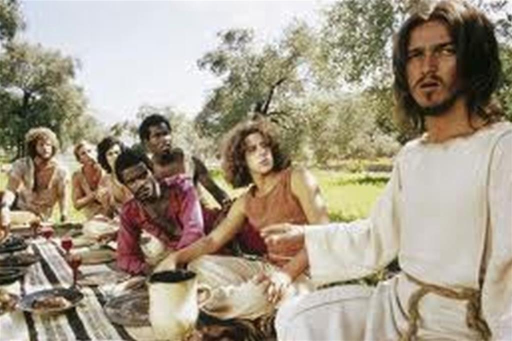 Ted Neely in una scena di "Jesus Christ Superstar"