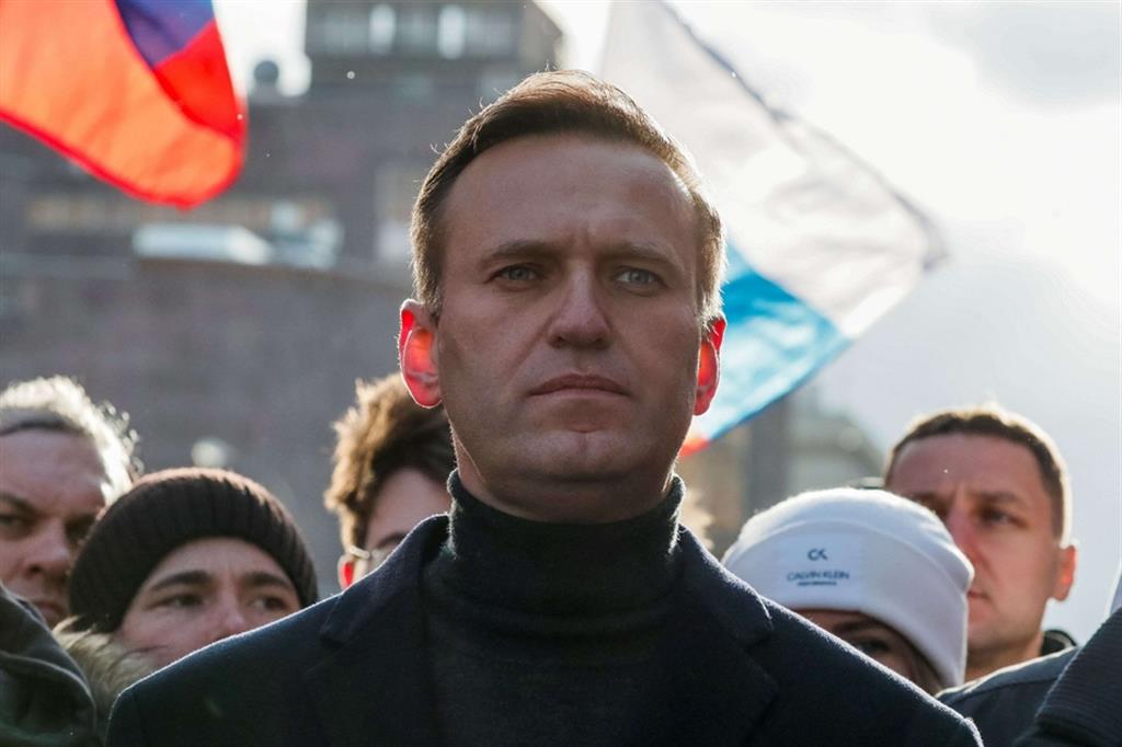 Un ritratto dell'attivista Alexei Navalny