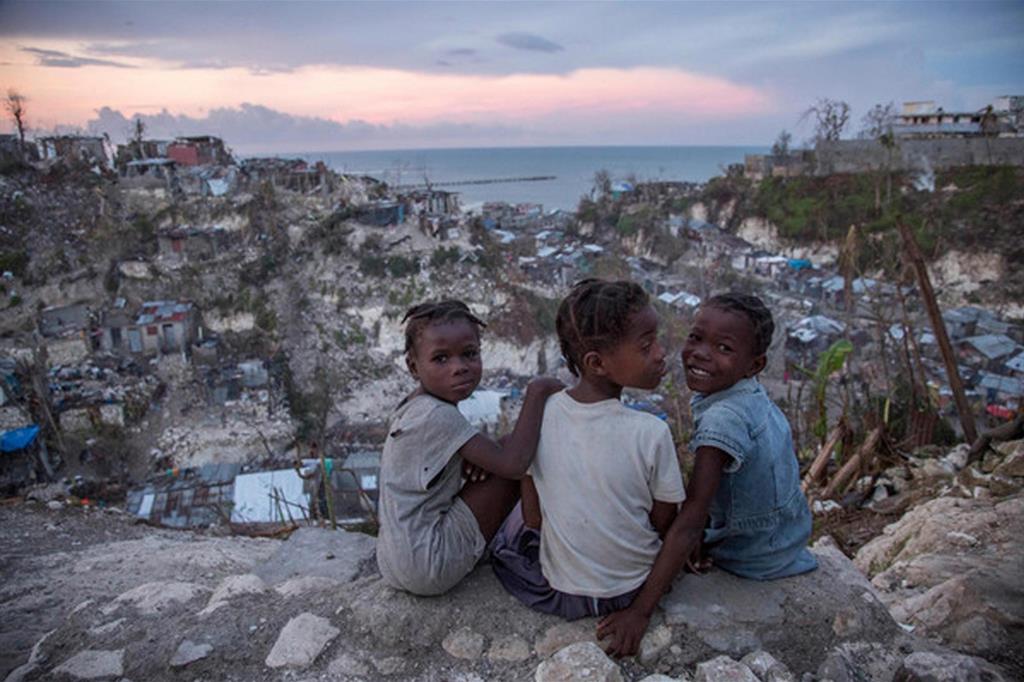 Bambini ad Haiti