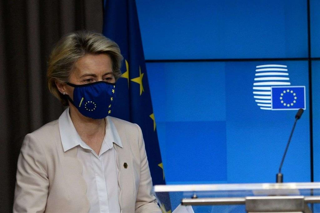 La presidente della Commissione Europea, Ursula von der Leyen