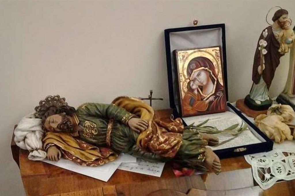 San Giuseppe dormiente nella stanza di papa Francesco a Casa Santa Marta