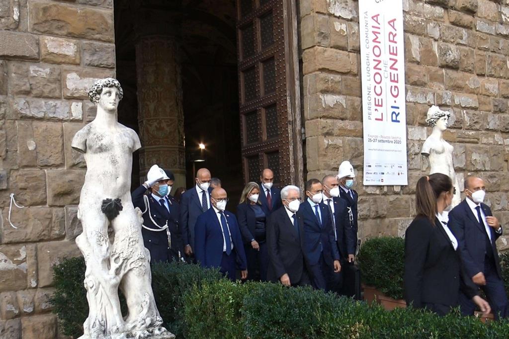 Mattarella a Firenze al Festival dell'economia civile