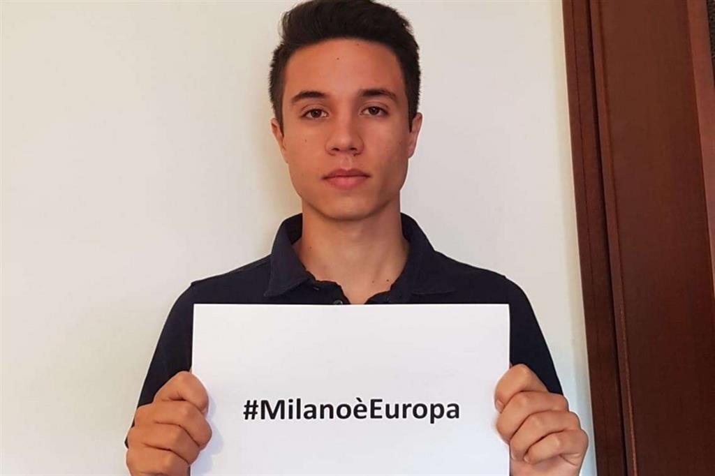 La campagna social dei Giovani delle Acli e dell'associazione ConMiGo: ogni giorno è stato postato un collage di foto di ragazze e ragazzi con in mano un cartello con l’#MilanoèEuropa. - 