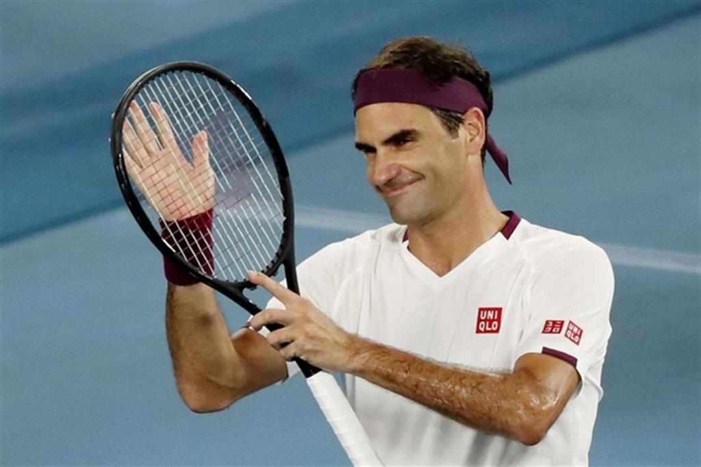 Il tennista svizzero Roger Federer, 38 anni, numero 3 del mondo