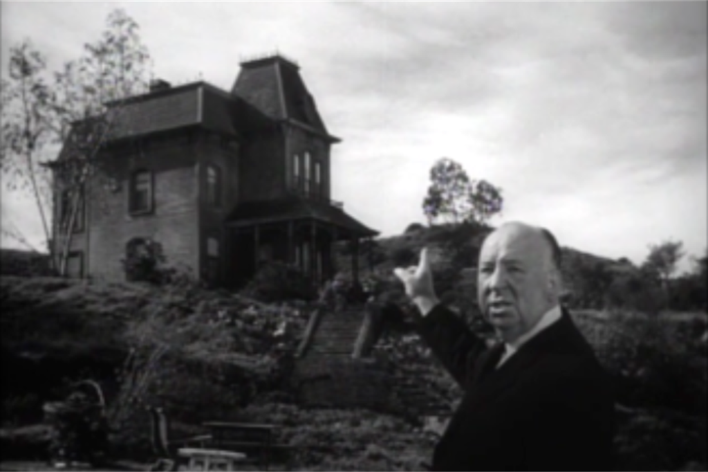 Trailer di "Psyco": Hitchcock indica la casa gotica di Norman Bates (1960)