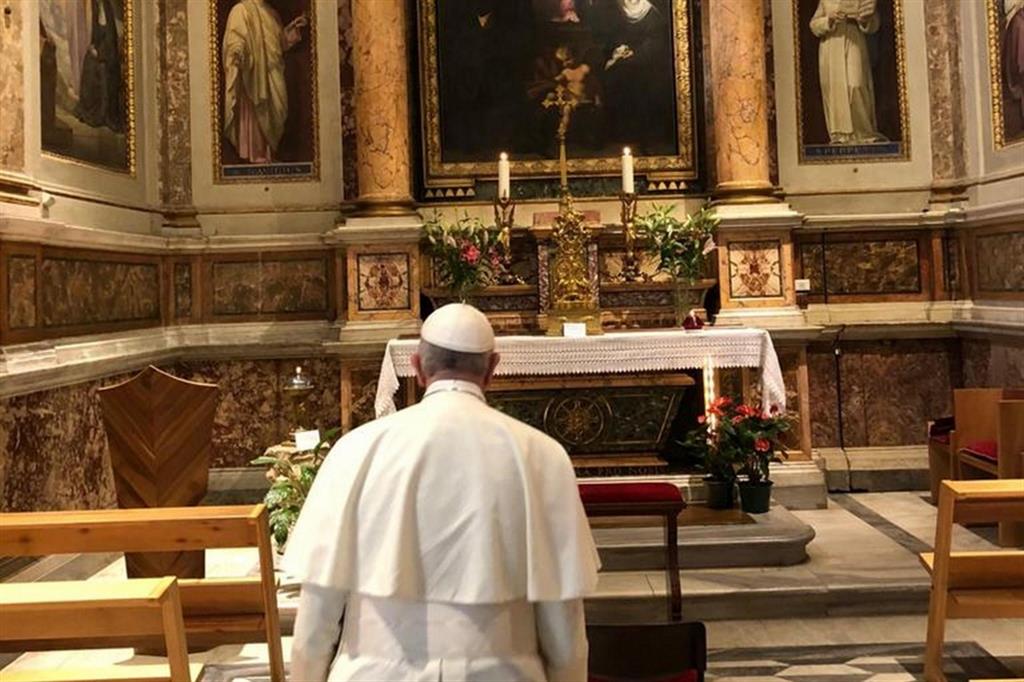 Papa Francesco a Santa Maria Maggiore