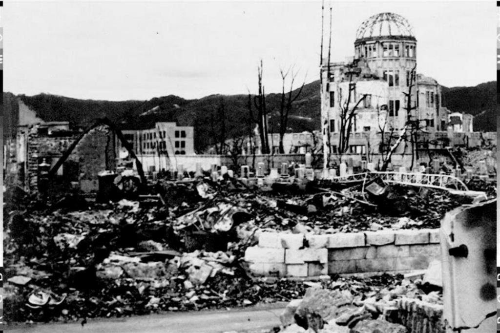 La distruzione a Hiroshima dopo il 6 agosto 1945