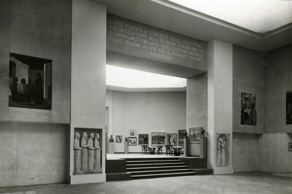 Il Salone dei Concorsi nel Padiglione Italia alla XXI Biennale, 1938