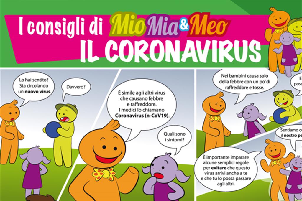 Come spiegare ai bambini il coronavirus (con i fumetti)