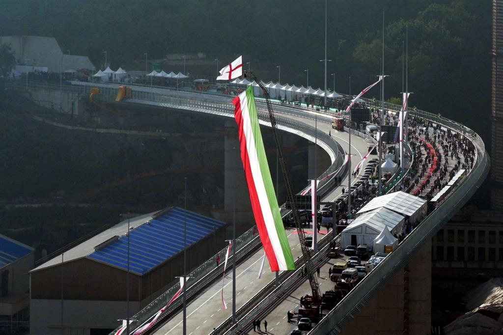 Il ponte San Giorgio a Genova