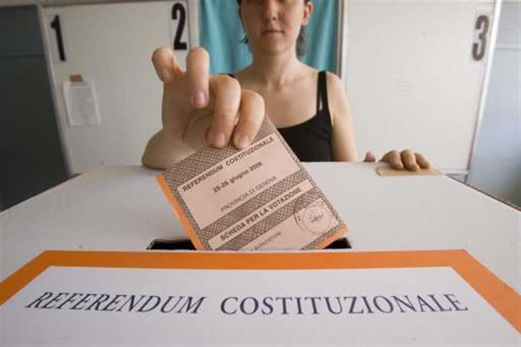La scheda elettorale del referendum del 2006