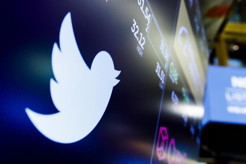 Il simbolo di Twitter, il social network attaccato dagli hacker