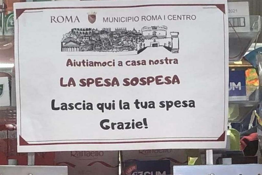 La spesa sospesa a Roma