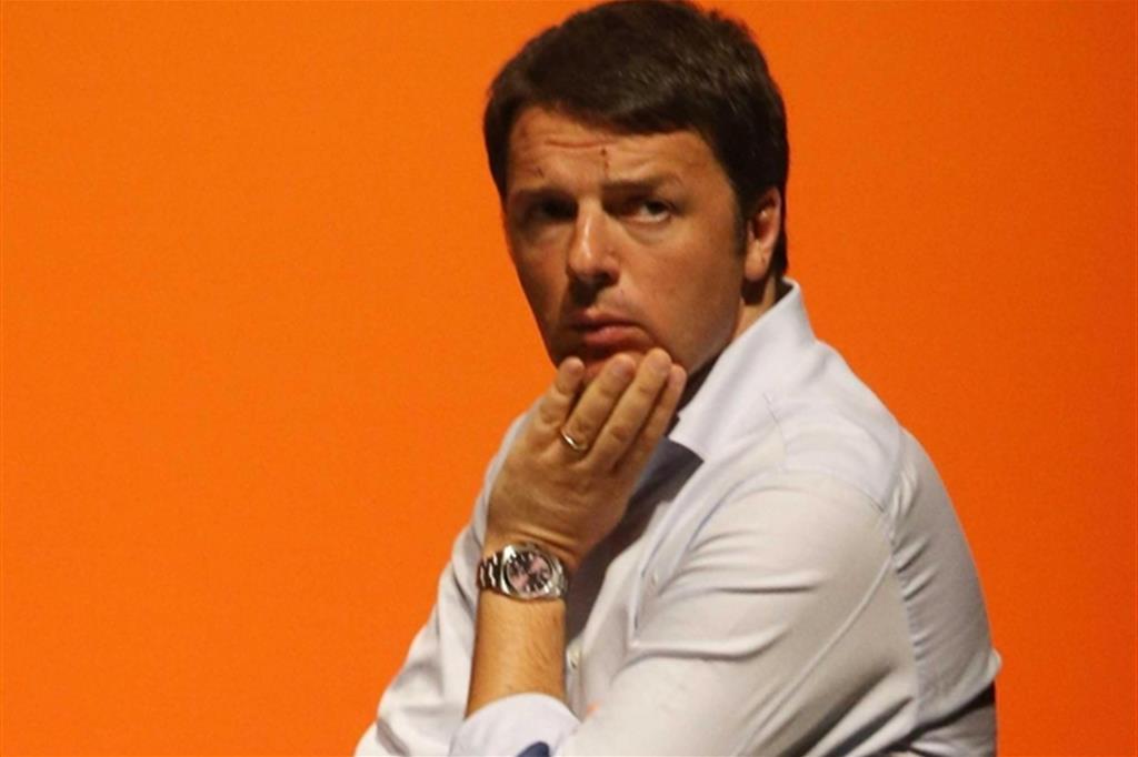Il senatore Renzi in una foto del 2015