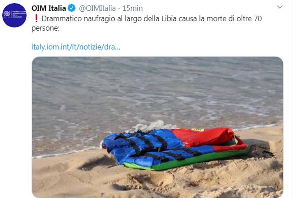 Quasi 100 morti davanti alla Libia. 70 in difficoltà a sud di Lampedusa